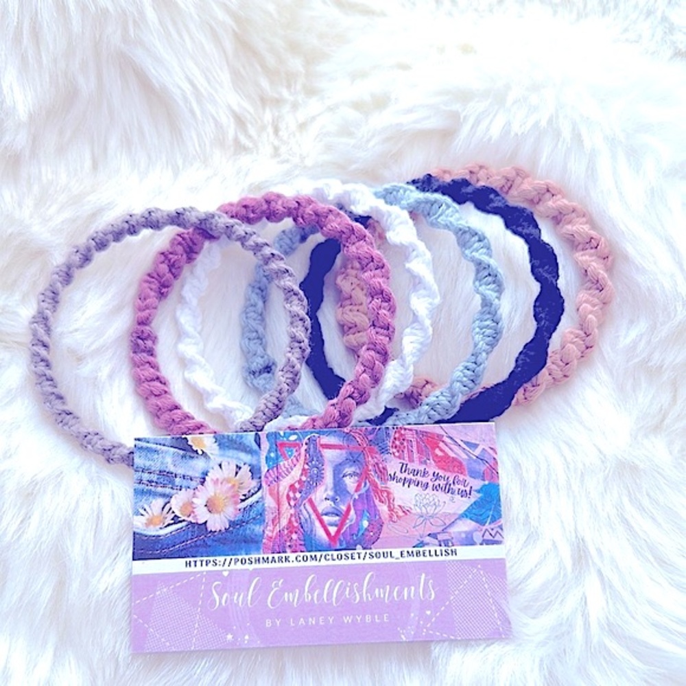 »-FaNcY MoDeRn MaCrAmE BaNgLe bRaCeLeTs«-«WoVeN »ClAsSiC bOhO sTyLe« BY ᒪᗩᑎEY♥️ - Picture 2 of 15